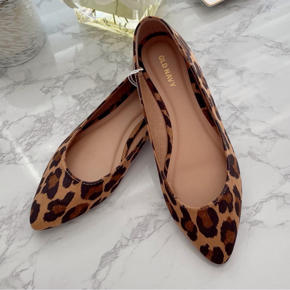 Old Navy Leopard 🐆 Ballerina Flats NWT